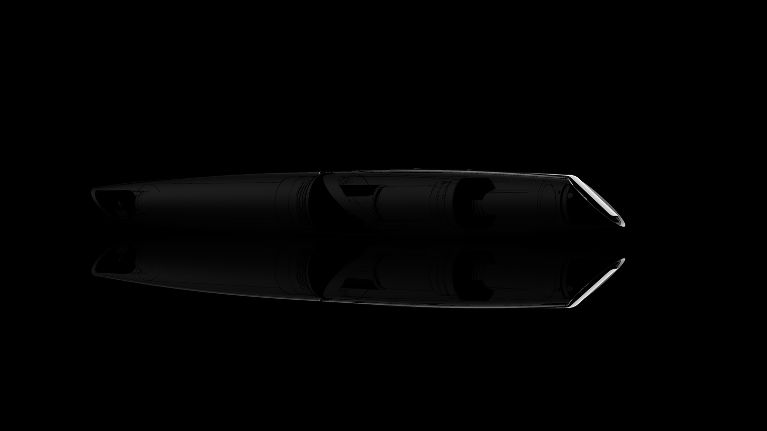 Перьевая ручка PININFARINA PF Two BLACK-16