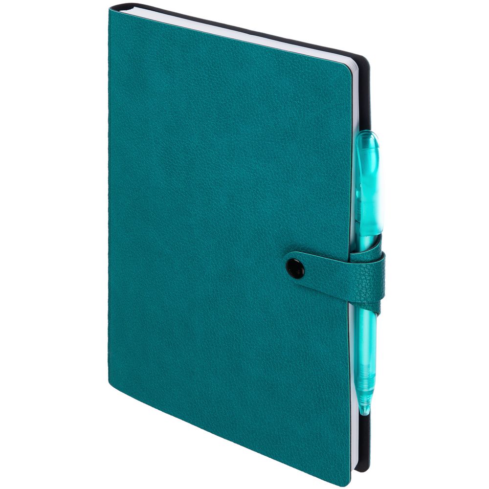 Ежедневник Strep Front на заказ, недатированный, бирюзовый-5