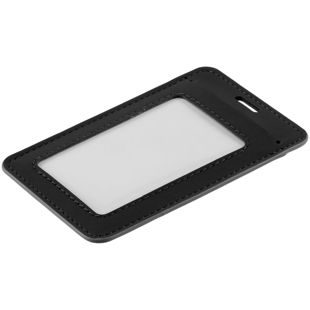 Чехол для пропуска Shall Simple, черный-1