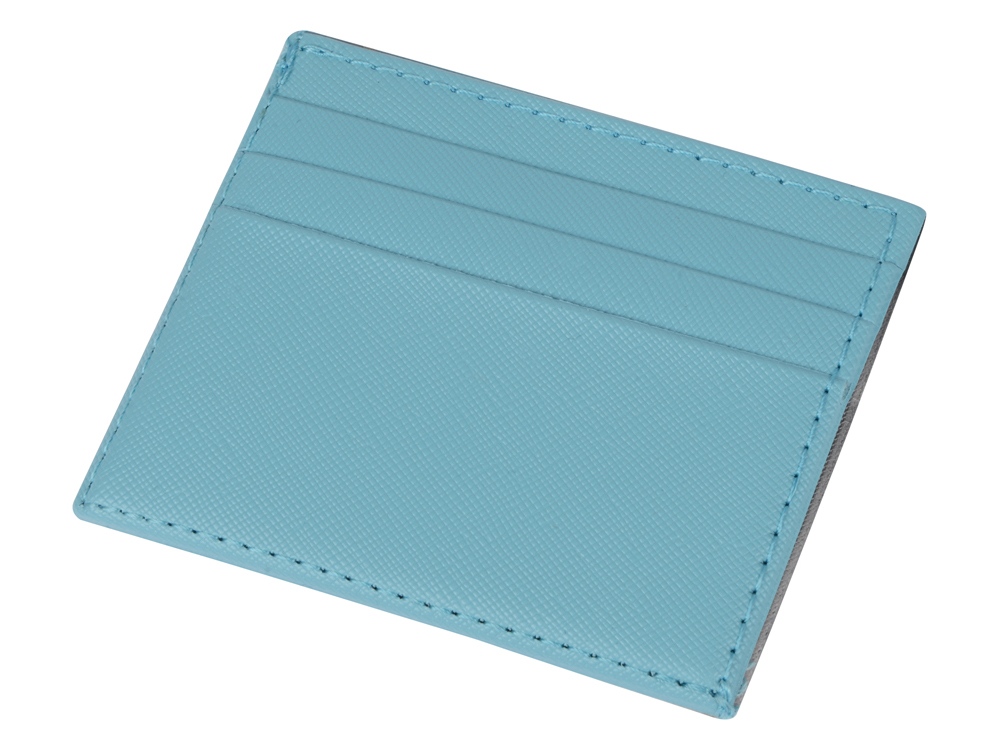 Чехол для карточек и купюр Weekend из ПВХ, голубой-0