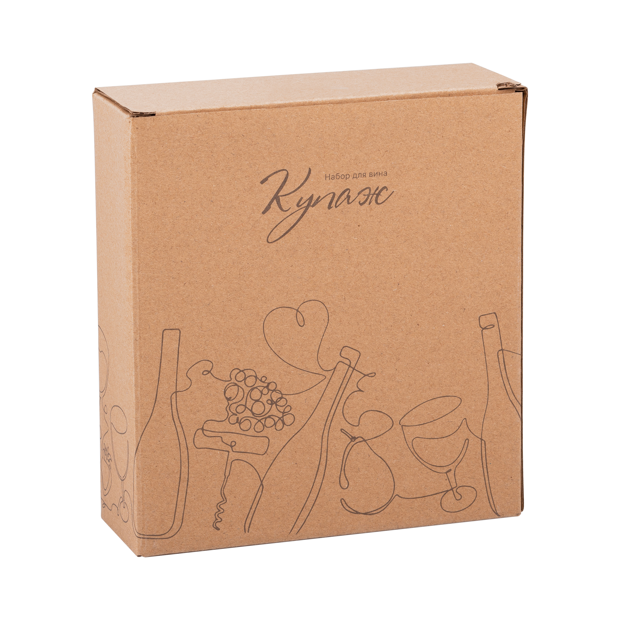 Набор винный "Купаж" с шахматами-3