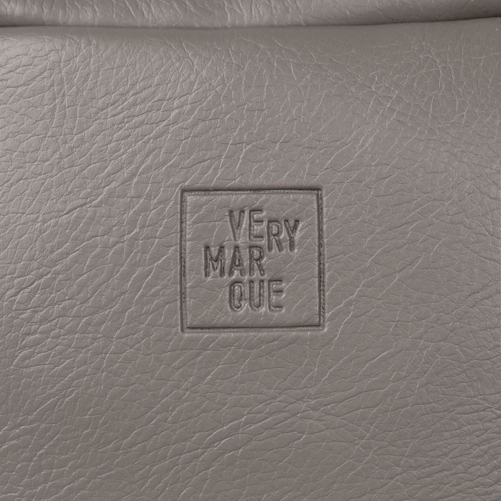 Дорожная косметичка Cubo, серая с логотипом-7