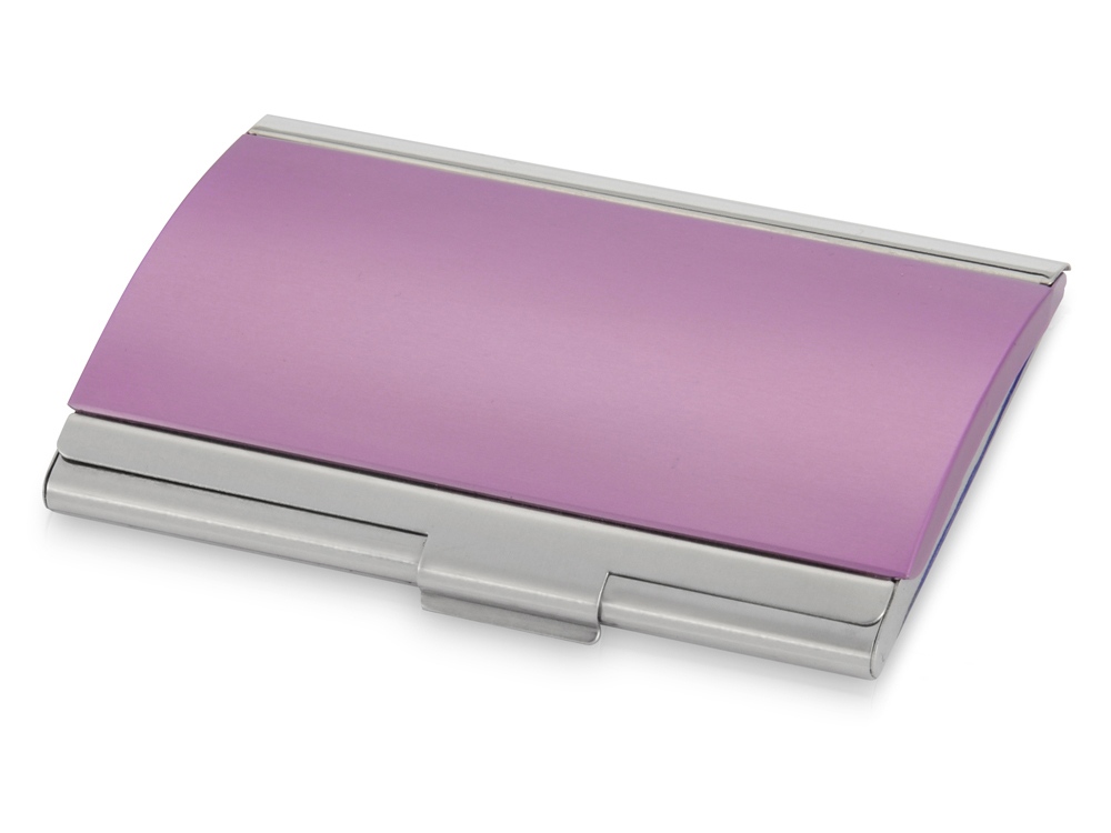 Визитница Смит, фиолетовый/серебристый-0