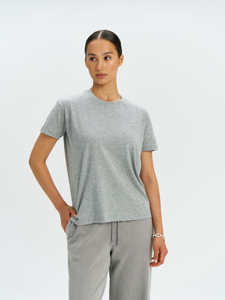 Футболка унисекс Regent 150, серый меланж-4