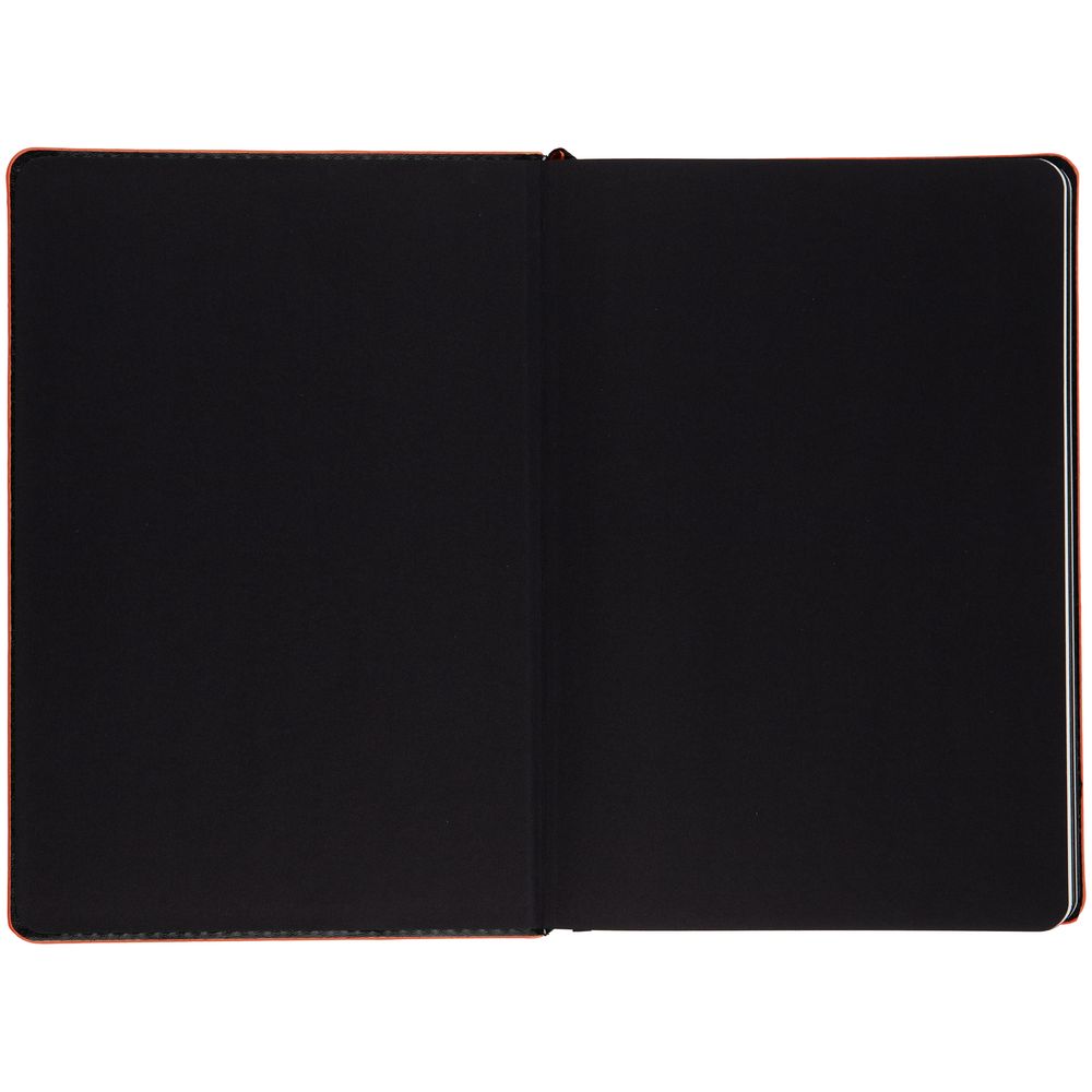 Ежедневник Alanis, недатированный, черный с красным-4