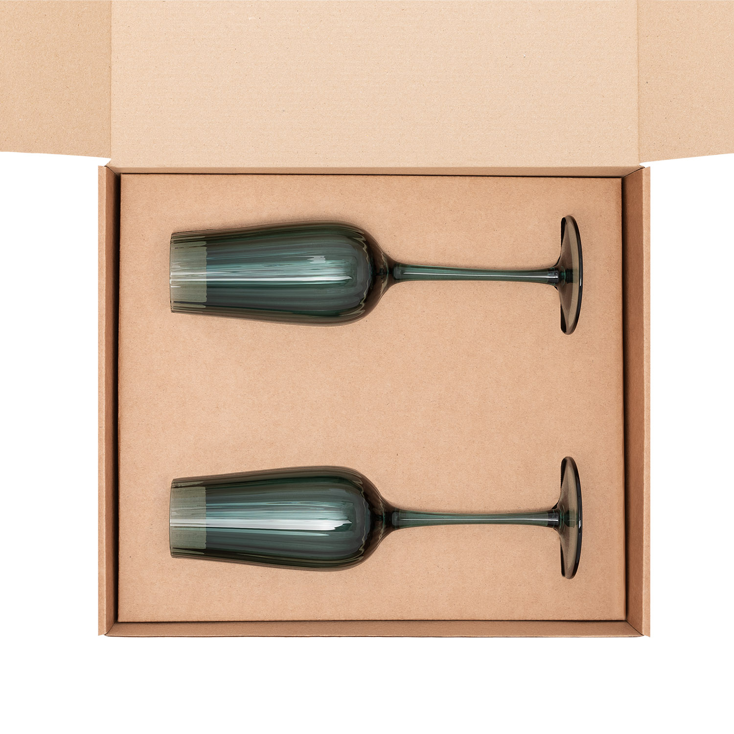 Подарочный набор 2 бокала для шампанского Capri-0