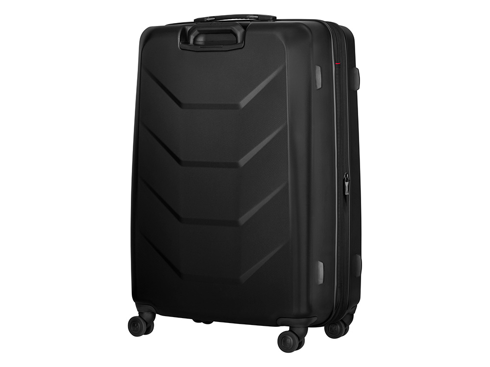 Чемодан WENGER Prymo, чёрный, большой, 52х76х30 см, 93 л, ABS+PC-3