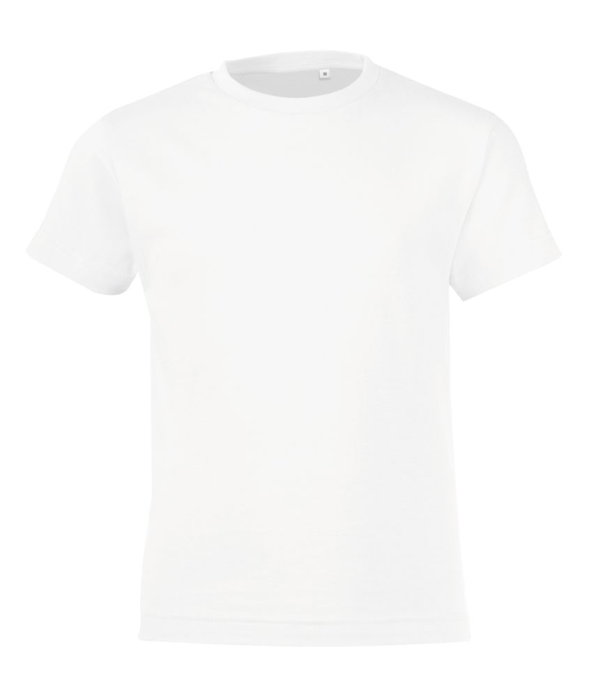 Футболка детская Regent Fit Kids, белая-0