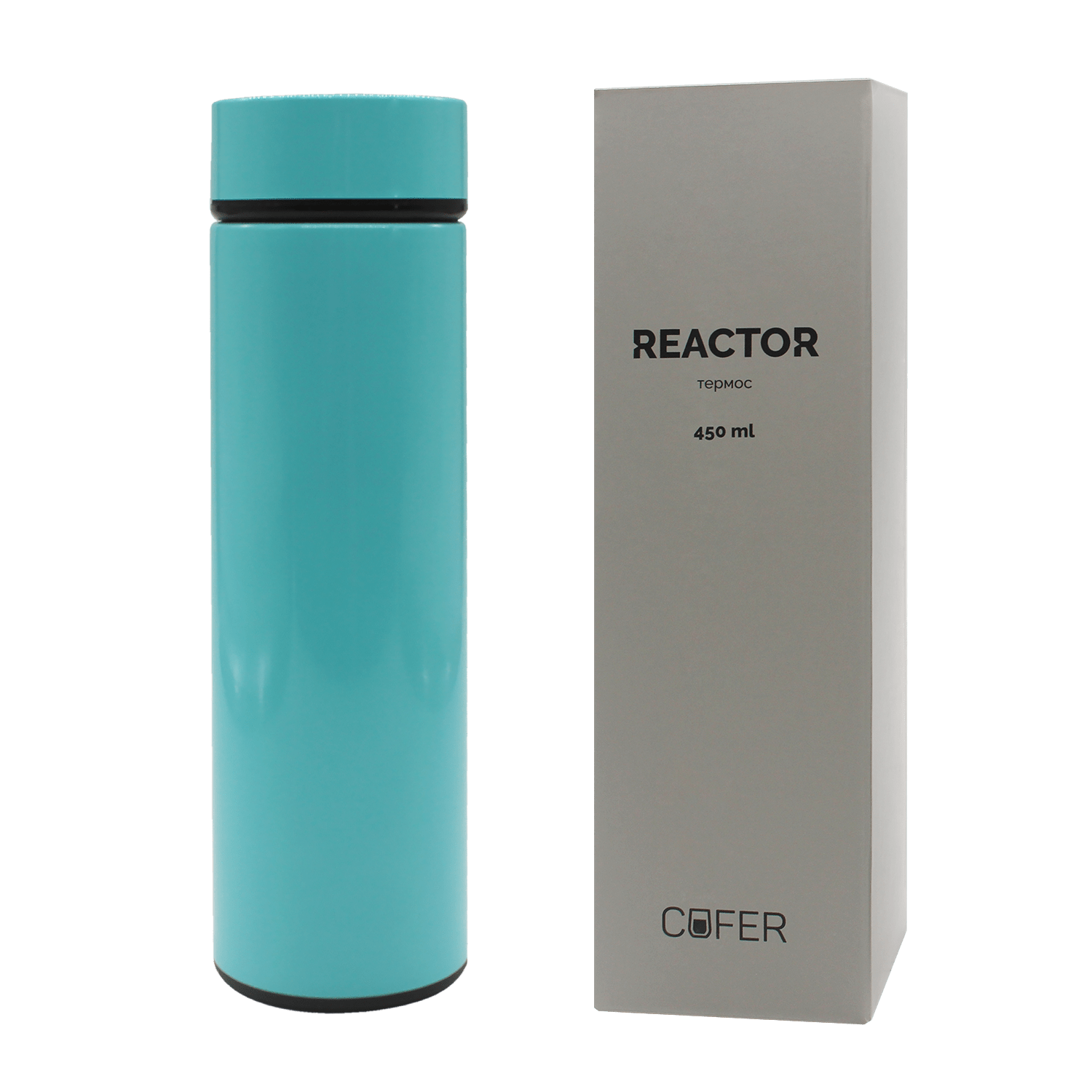 Термос Reactor с датчиком температуры (бирюзовый)-3