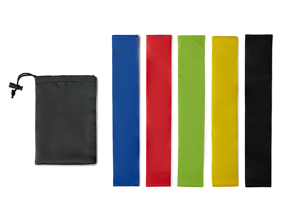 Набор спортивных резинок Crane, черный-2