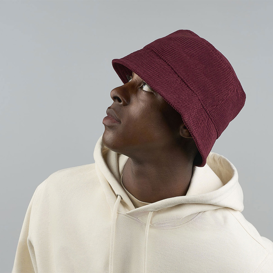 Панама CUMBRE вельветовая 230, бордовый-1