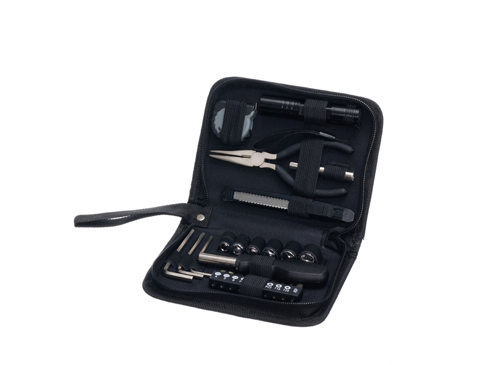 Набор инструментов Stinger, 25 инструментов, в нейлоновом чехле, 172х125х42 мм, чёрный-0