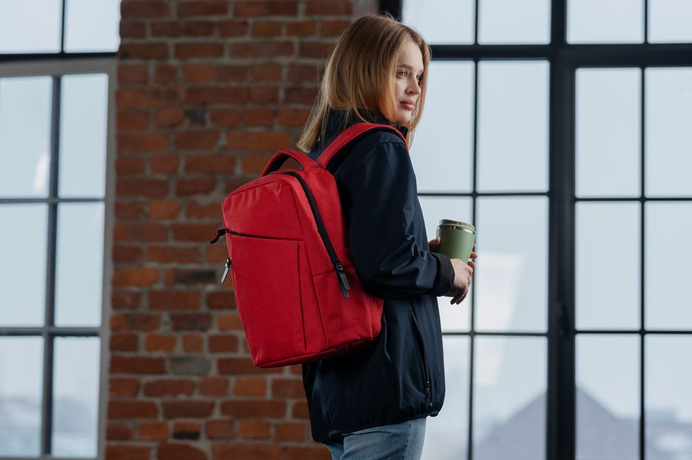 Рюкзак для ноутбука Onefold, красный-5