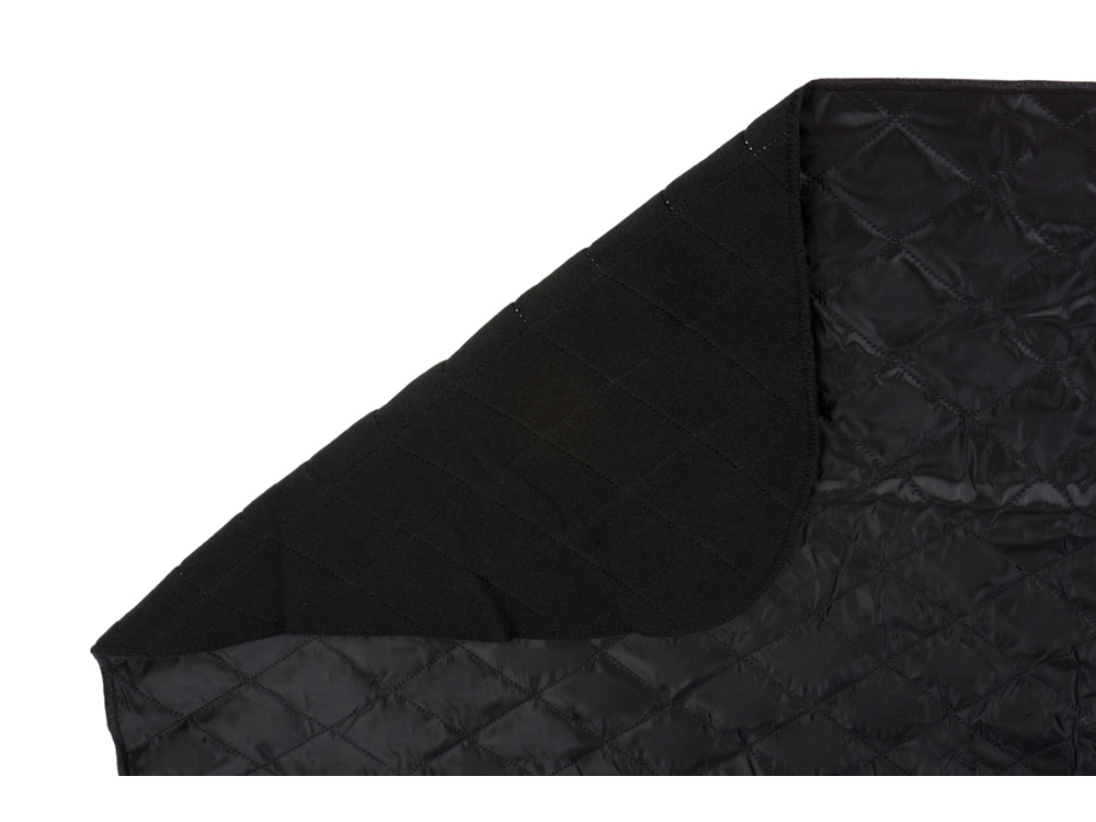 Стеганый плед для пикника Garment, черный-2