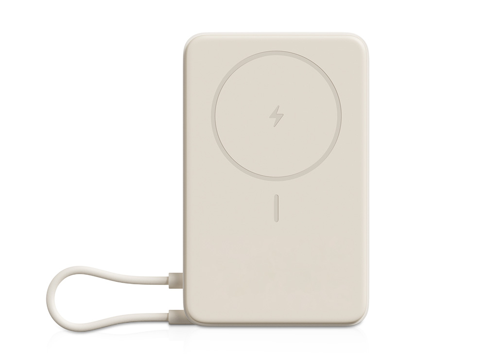 Внешний аккумулятор Xiaomi Magnetic Power Bank 10000 with Built-in Stand Beige-0