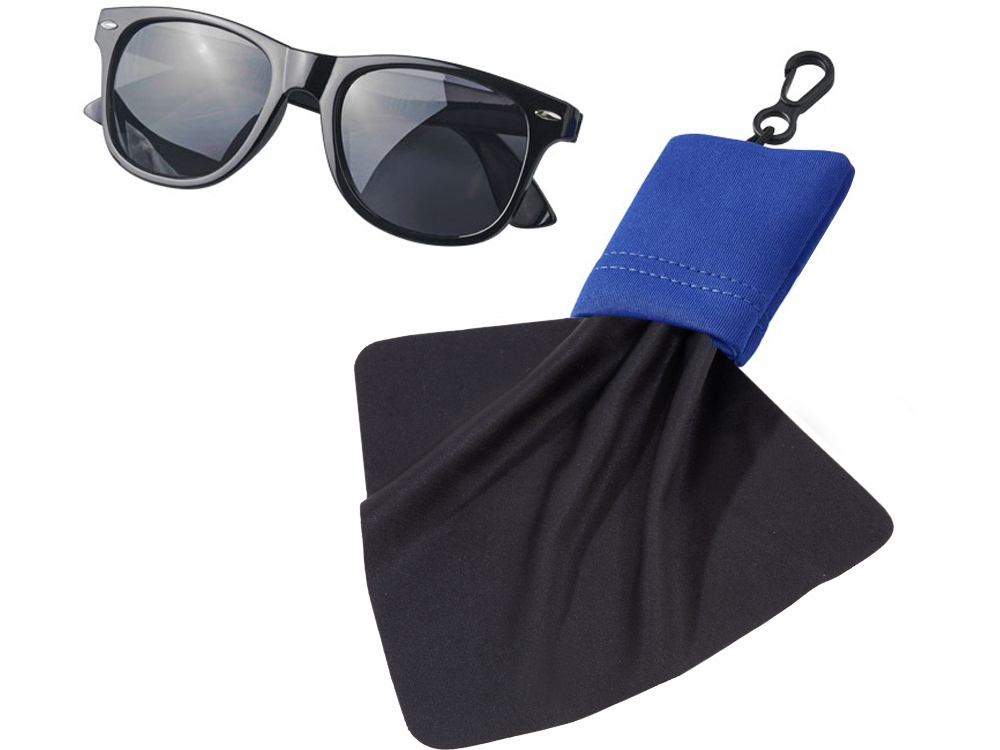 Очищающая салфетка Neat из микрофибры в чехле, синий-2