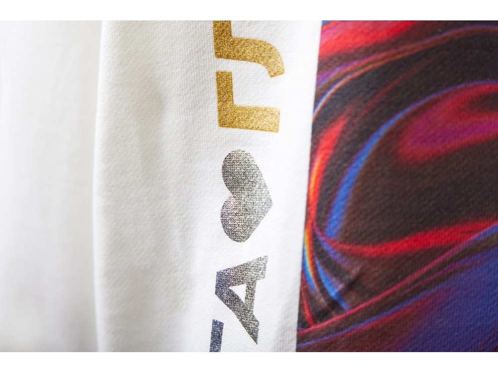 Худи оверсайз Alpha.01 унисекс, молочный, все виды нанесения на текстиле на одной толстовке-15