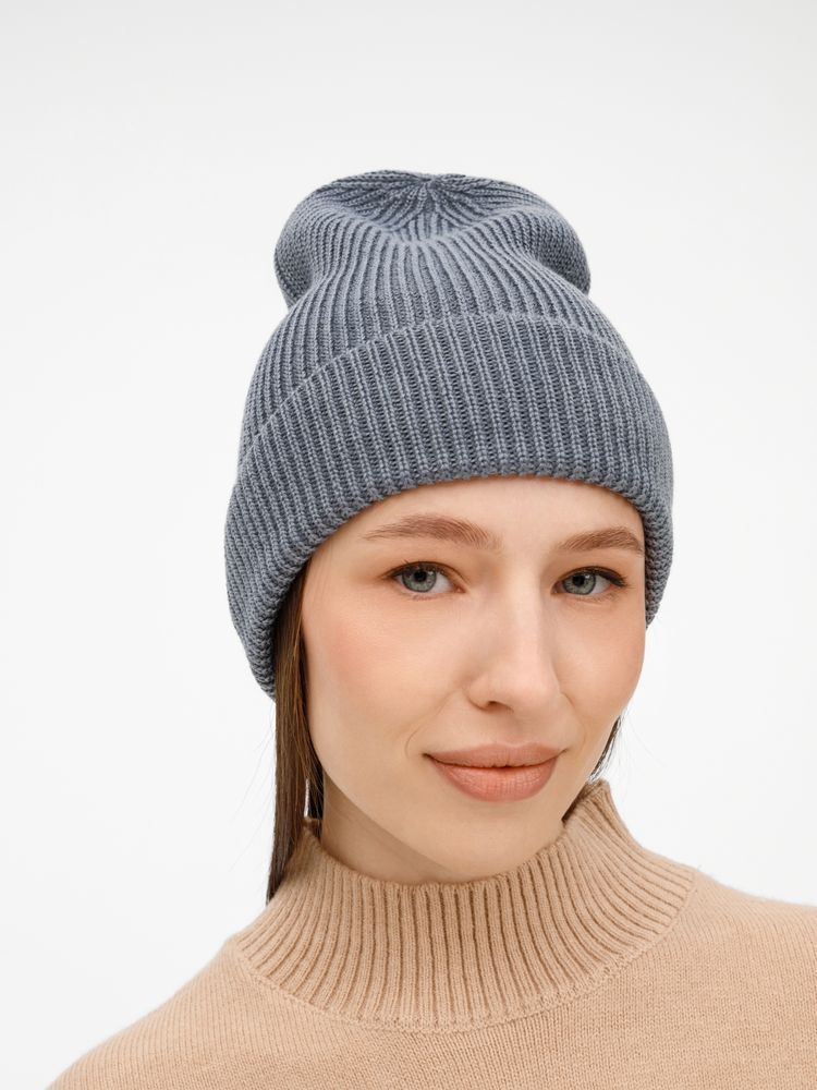 Шапка Nobilis Mono, серая (стальная)-3