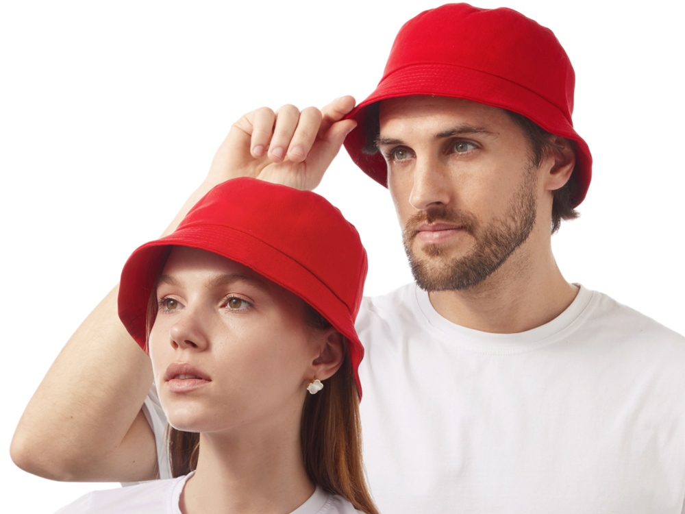 Панама Manila, унисекс, красный-0