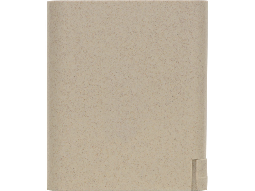 Настольный органайзер Cubic из пшеничного волокна с функцией беспроводной зарядки и выходами USB-9