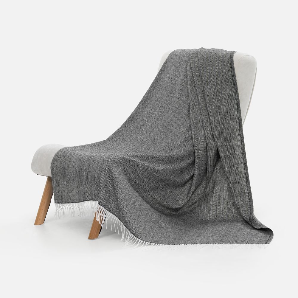 Плед «Гирвас», серый-3