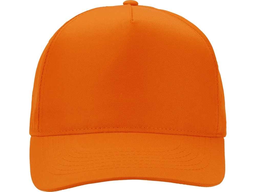 Бейсболка Mix 5-ти панельная 180 гр, оранжевый-4