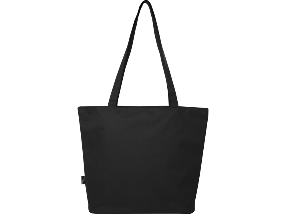 Panama эко-сумка на молнии из переработанных материалов по стандарту GRS объемом 20 л - Черный-2