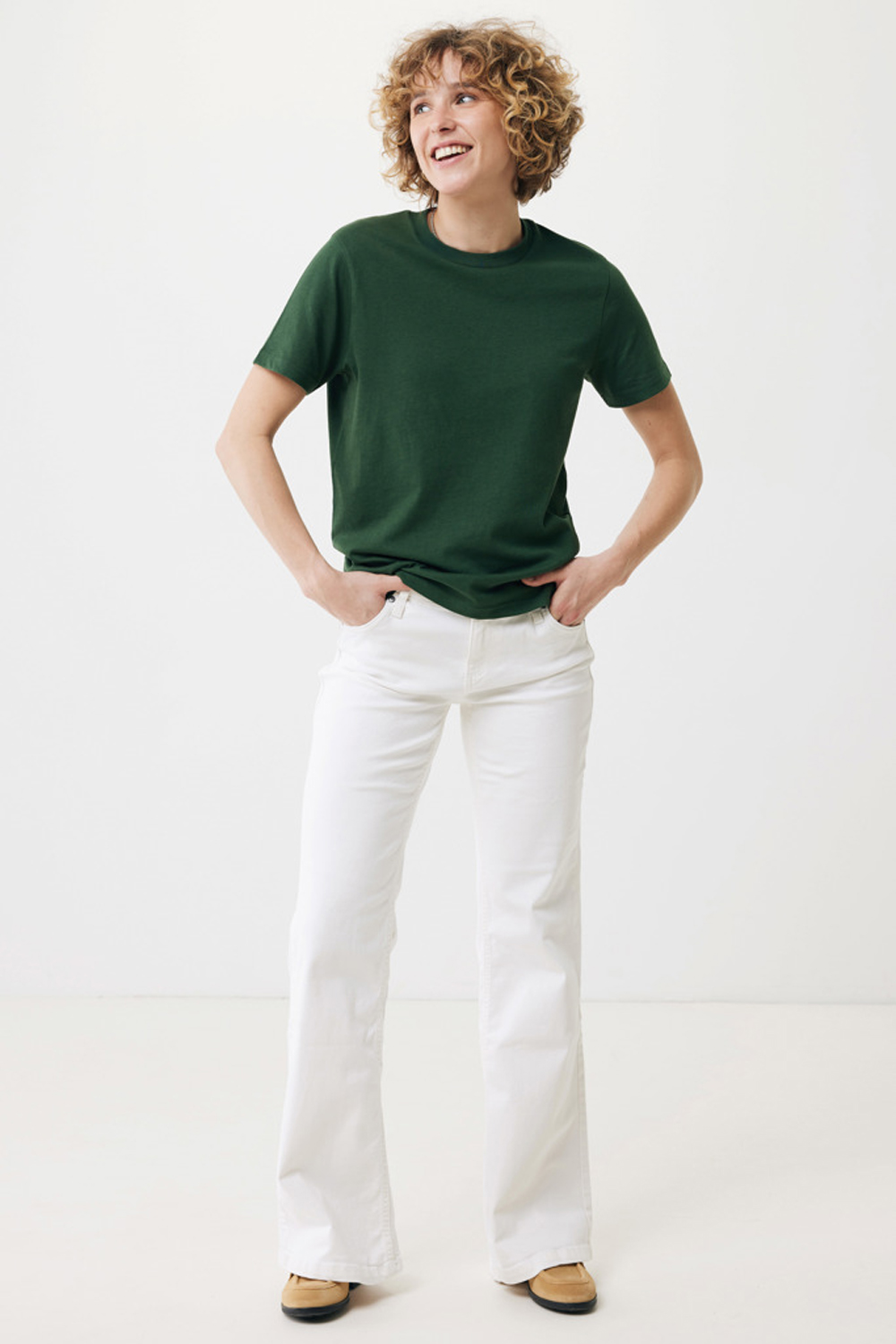 Футболка Iqoniq Brett из переработанного хлопка AWARE™, унисекс, 180 г/м²-13