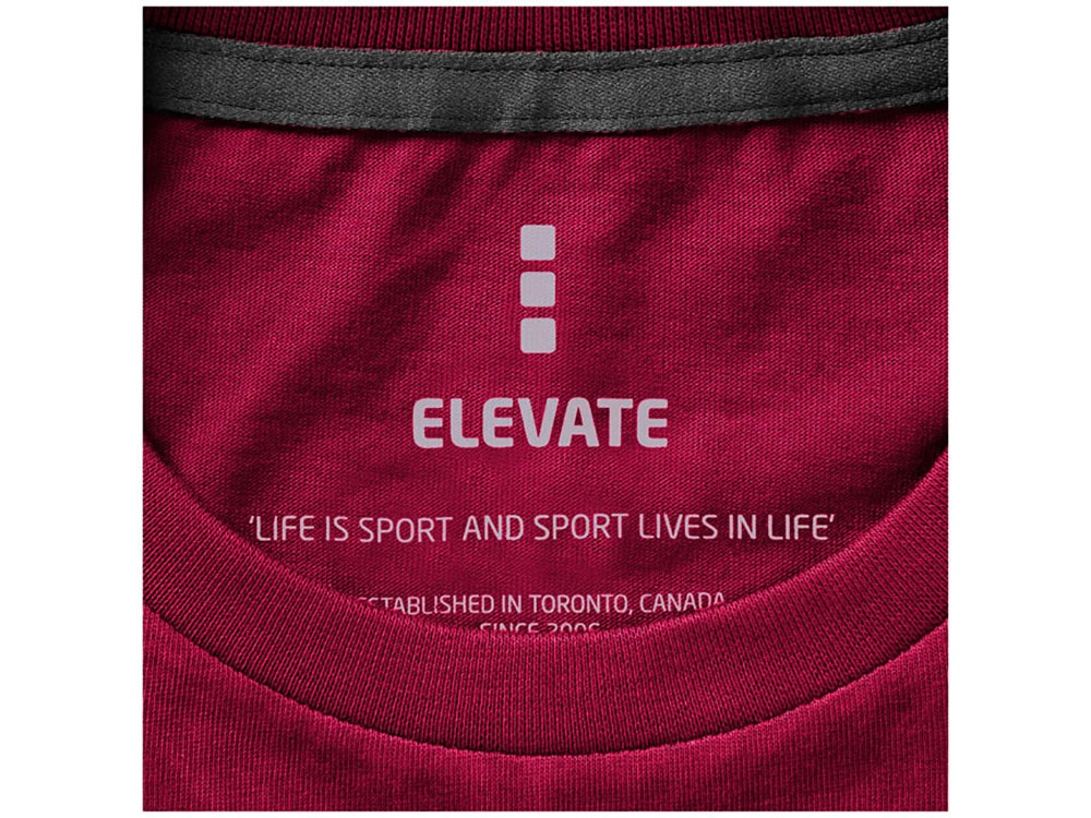 Nanaimo мужская футболка с коротким рукавом, бургунди-3