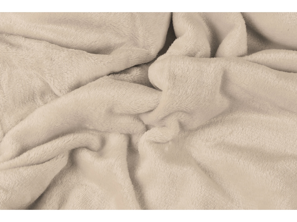 Плед мягкий флисовый Fancy, бежевый-1