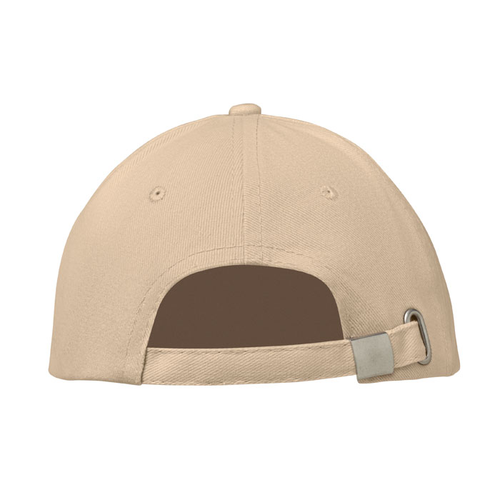 6 panel baseball cap, бежевый-1