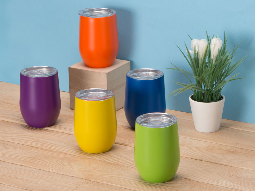 Вакуумная термокружка Sense, темно-синий-6