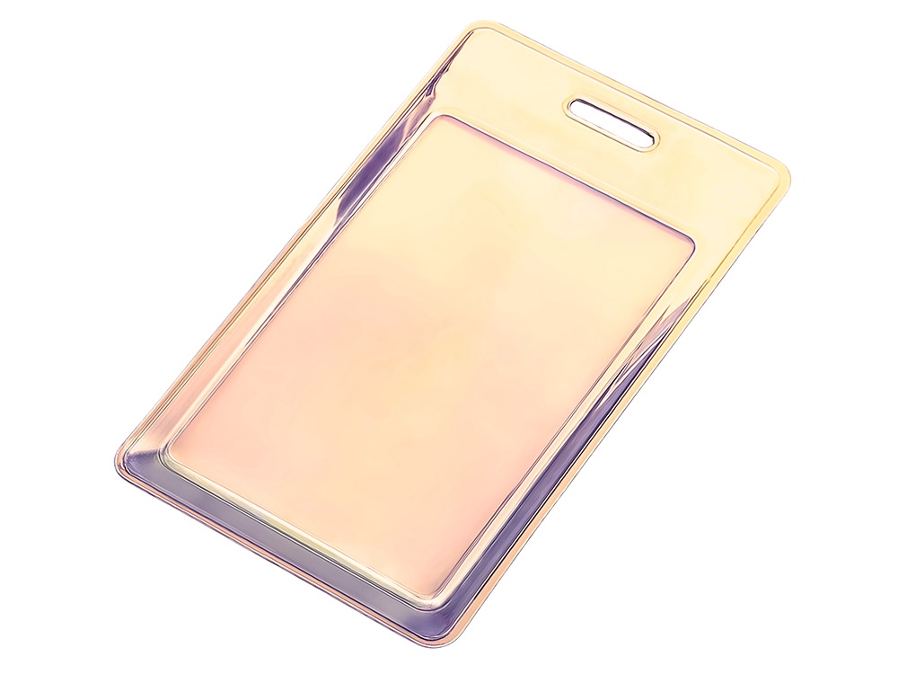 Чехол для пропуска переливающийся Aurora, мультицвет-0