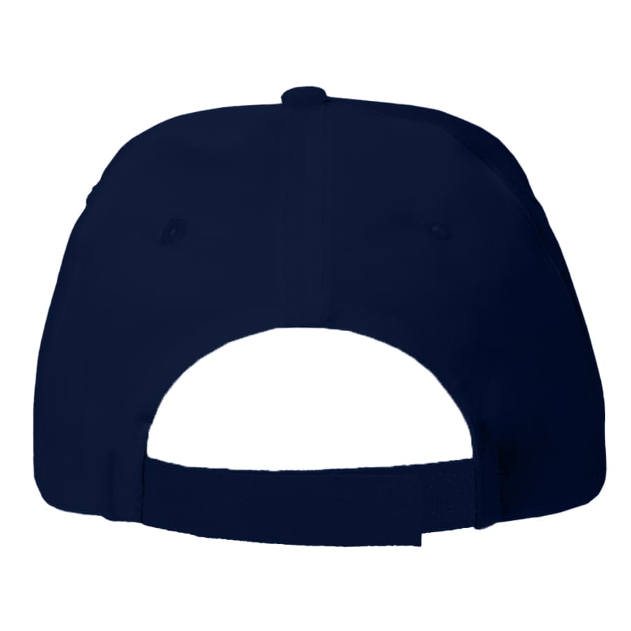Бейсболка Fortuna, 5 клиньев, застежка на липучке, темно-синий-2