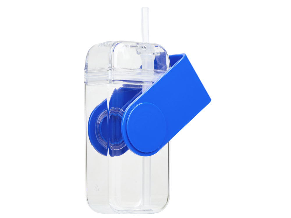 Бутылка для воды JUICY DRINK BOX, синий-1