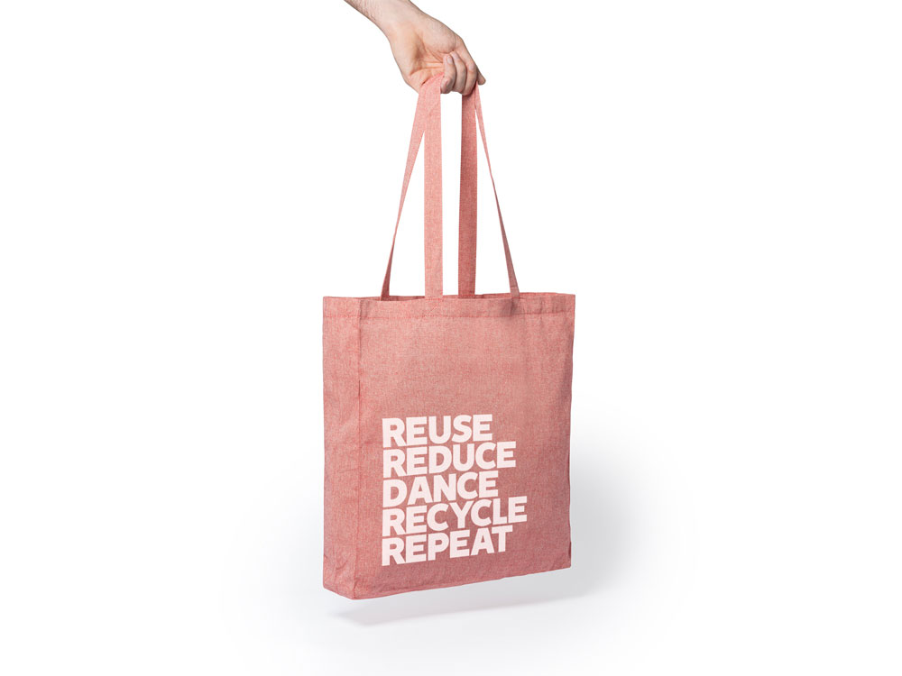 Сумка LUMIA из переработанного хлопка, красный-2