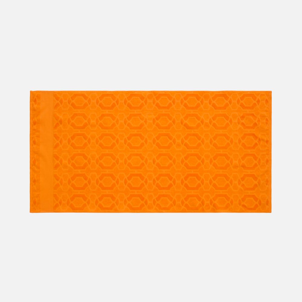 Полотенце Velin, большое, оранжевое-1