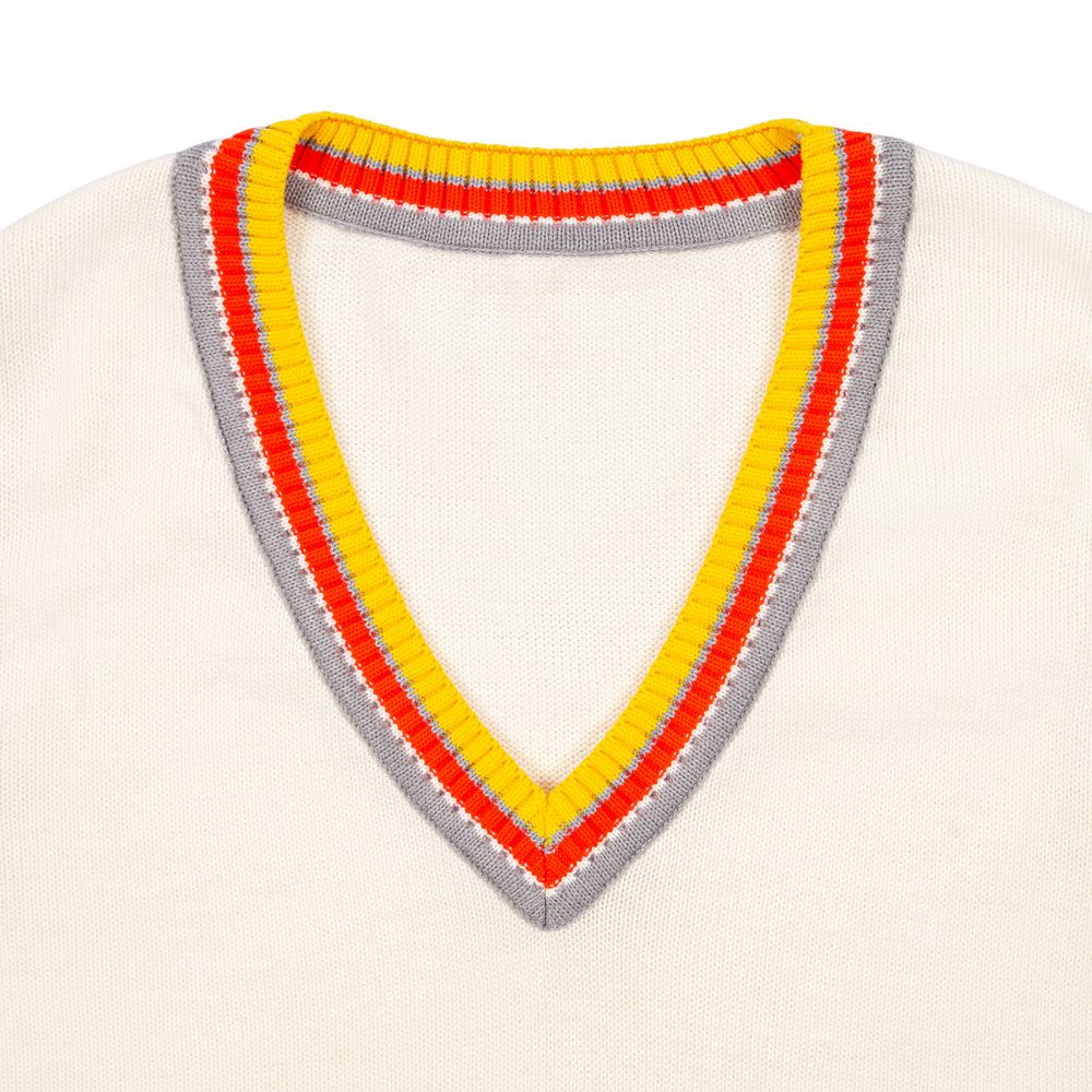 Жилет оверсайз унисекс Cornell в сумке, молочно-белый-3