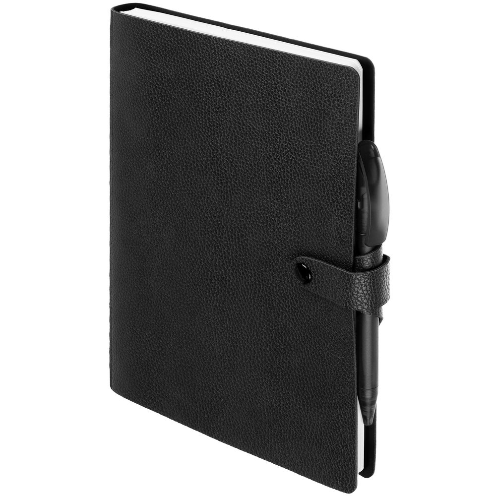 Ежедневник Strep Front на заказ, недатированный, черный-3