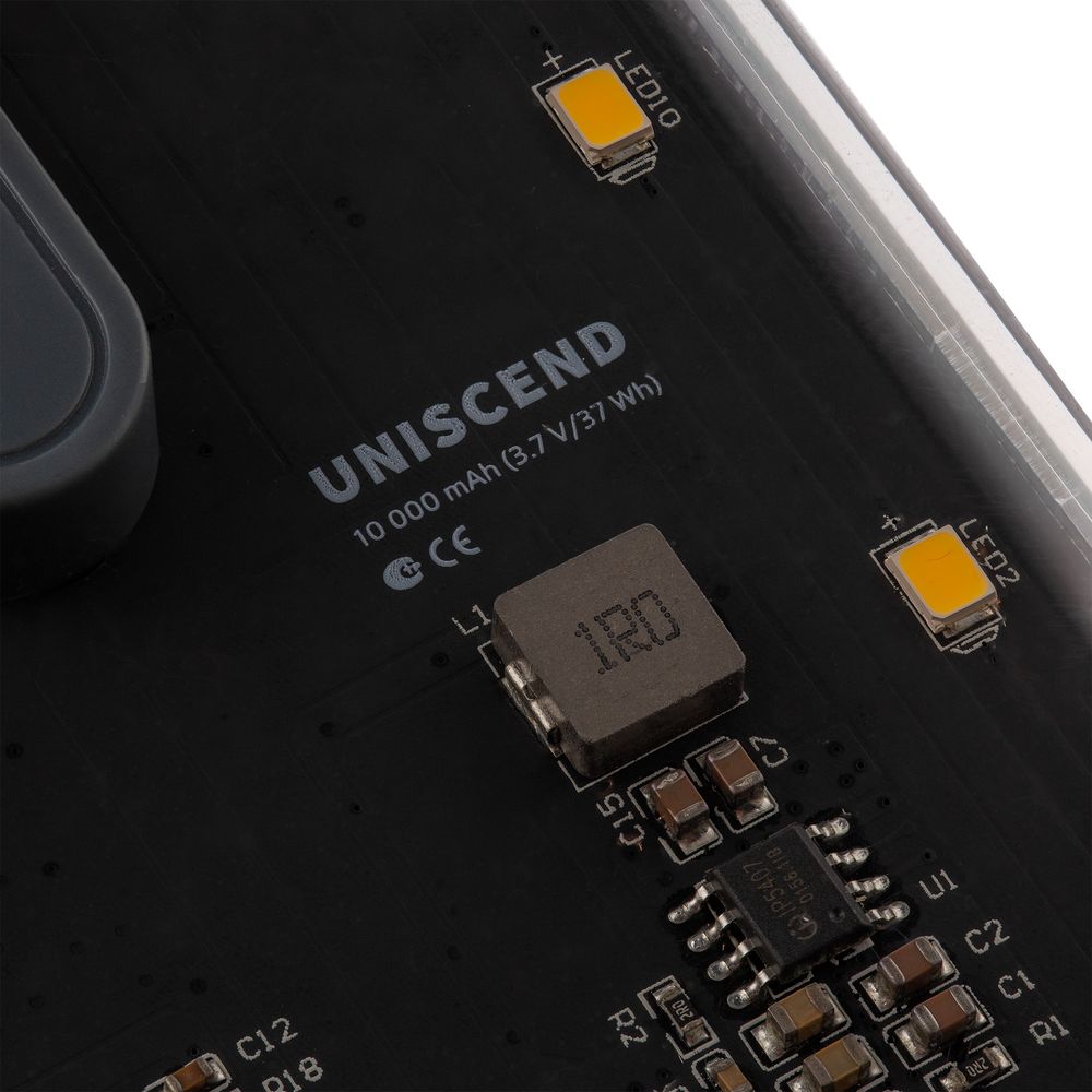 Аккумулятор Trellis Digital 10000 мАч, темно-серый-4