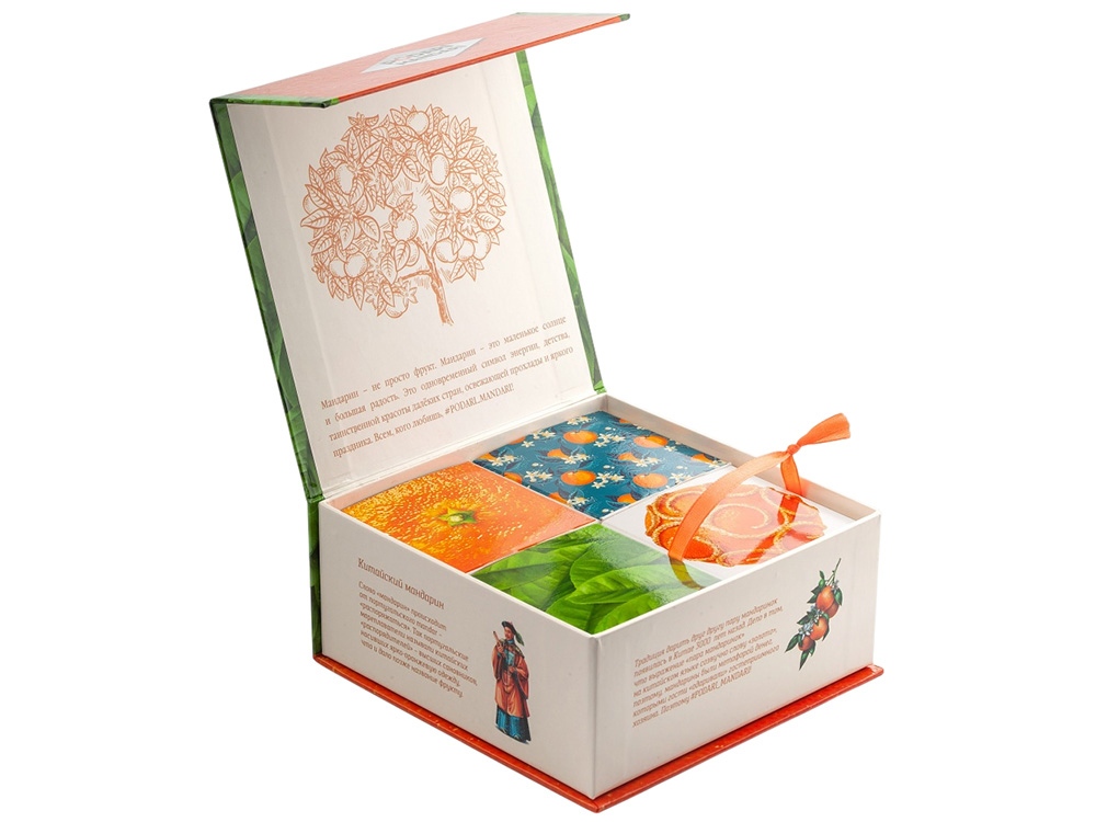 Подарочный набор с чаем и сладостями ПодариМандари-3