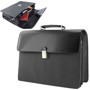 Портфель с отделением для ноутбука, черный-0