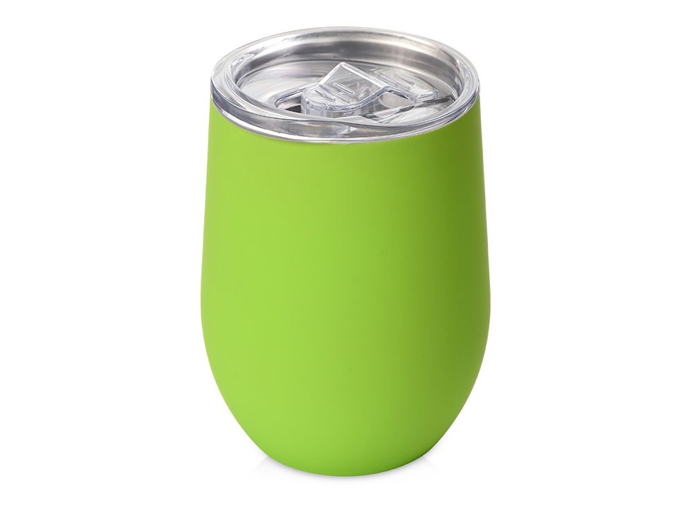 Термокружка Sense Gum, soft-touch, непротекаемая крышка, 370мл, зеленое яблоко-0