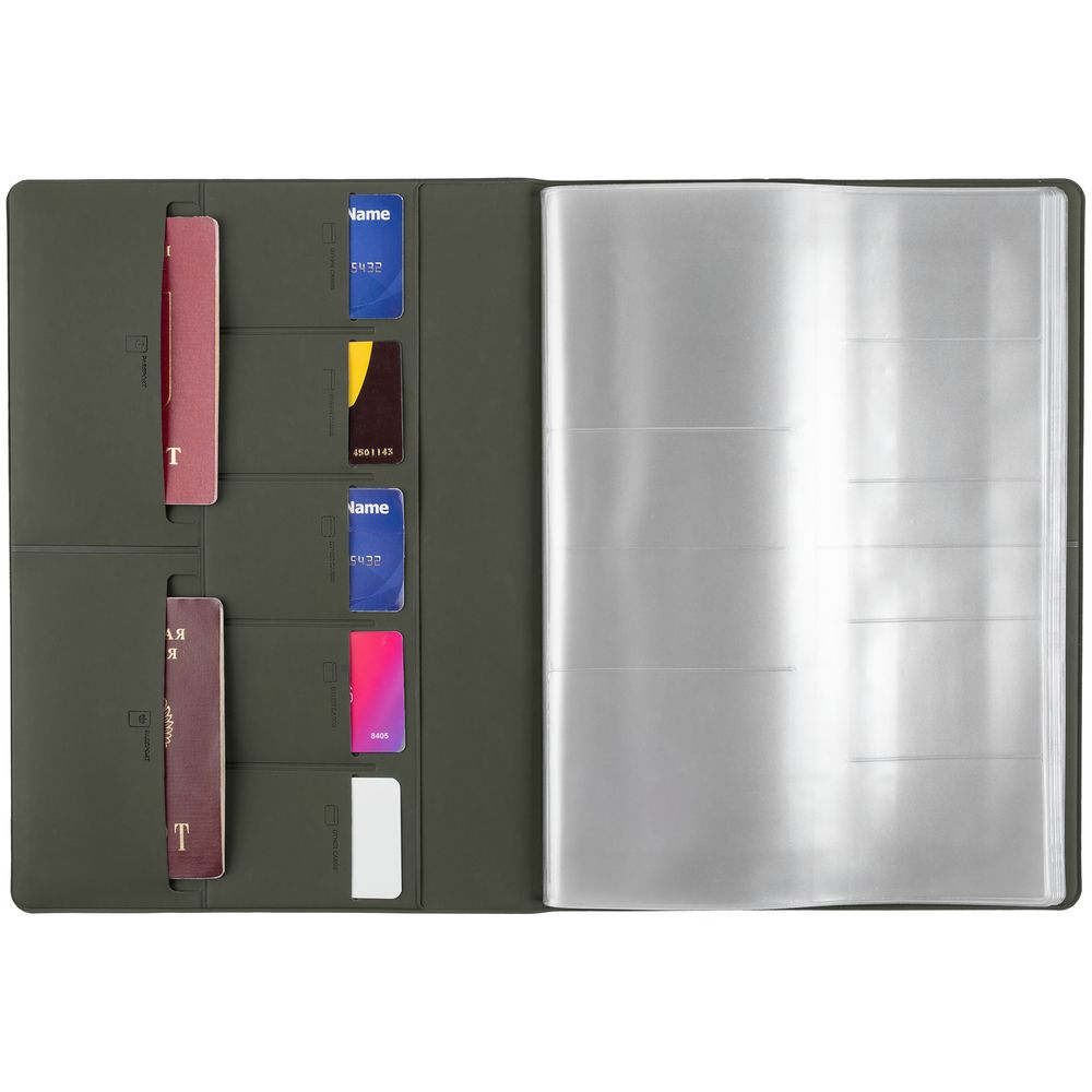 Папка для хранения документов Devon Maxi, серая-0