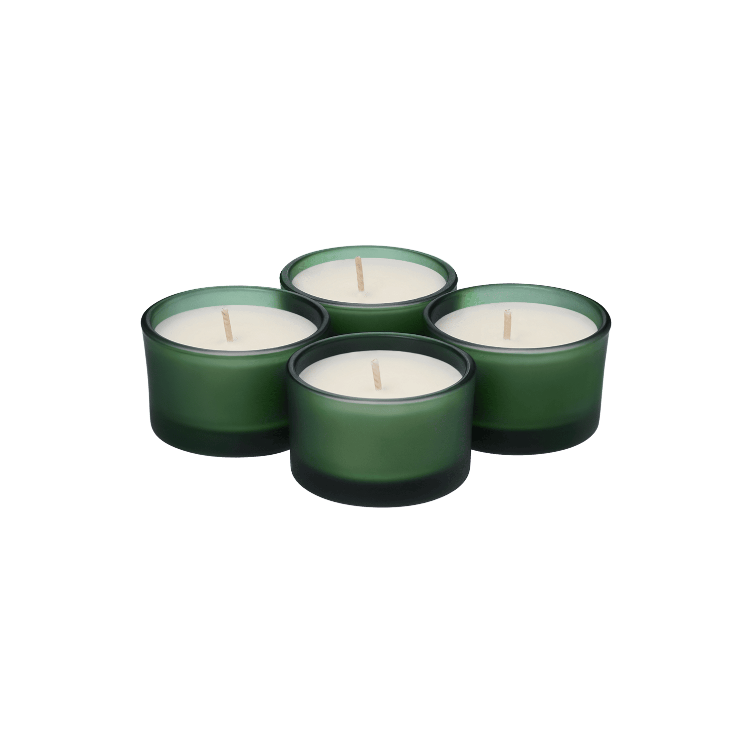 Набор ароматических свечей Sento, зеленый-0