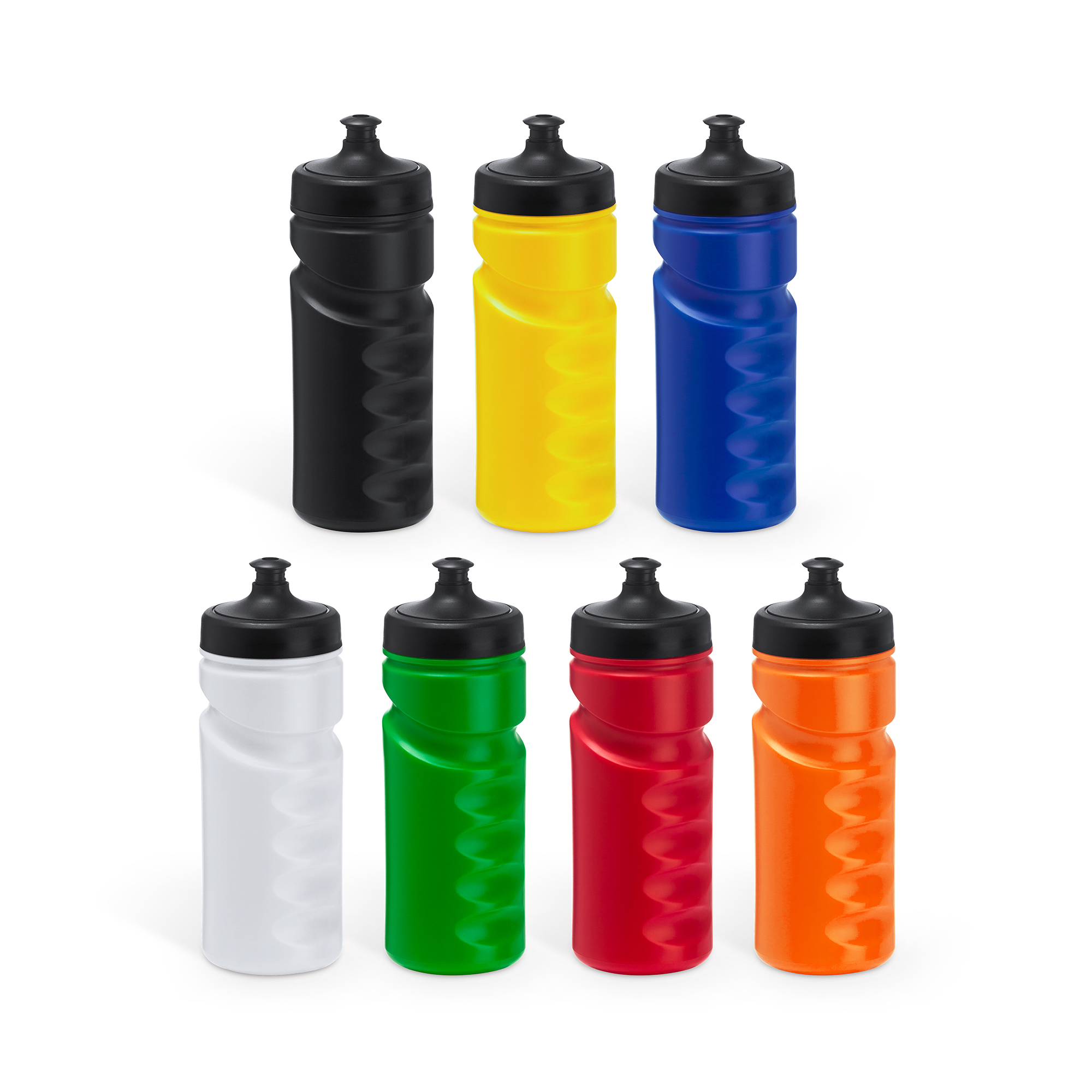 Пластиковая бутылка RUNNING, Черный-1