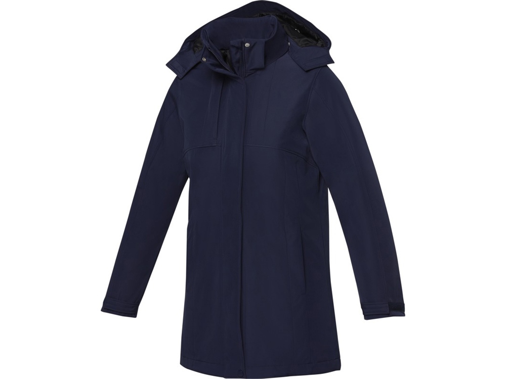 Hardy женская утепленная парка, темно-синий-0