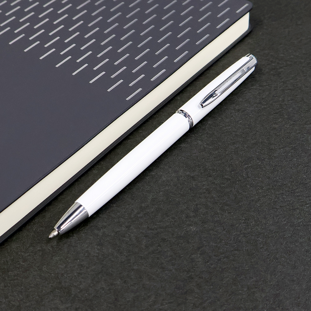 Ручка металлическая Patriot, Белый-2