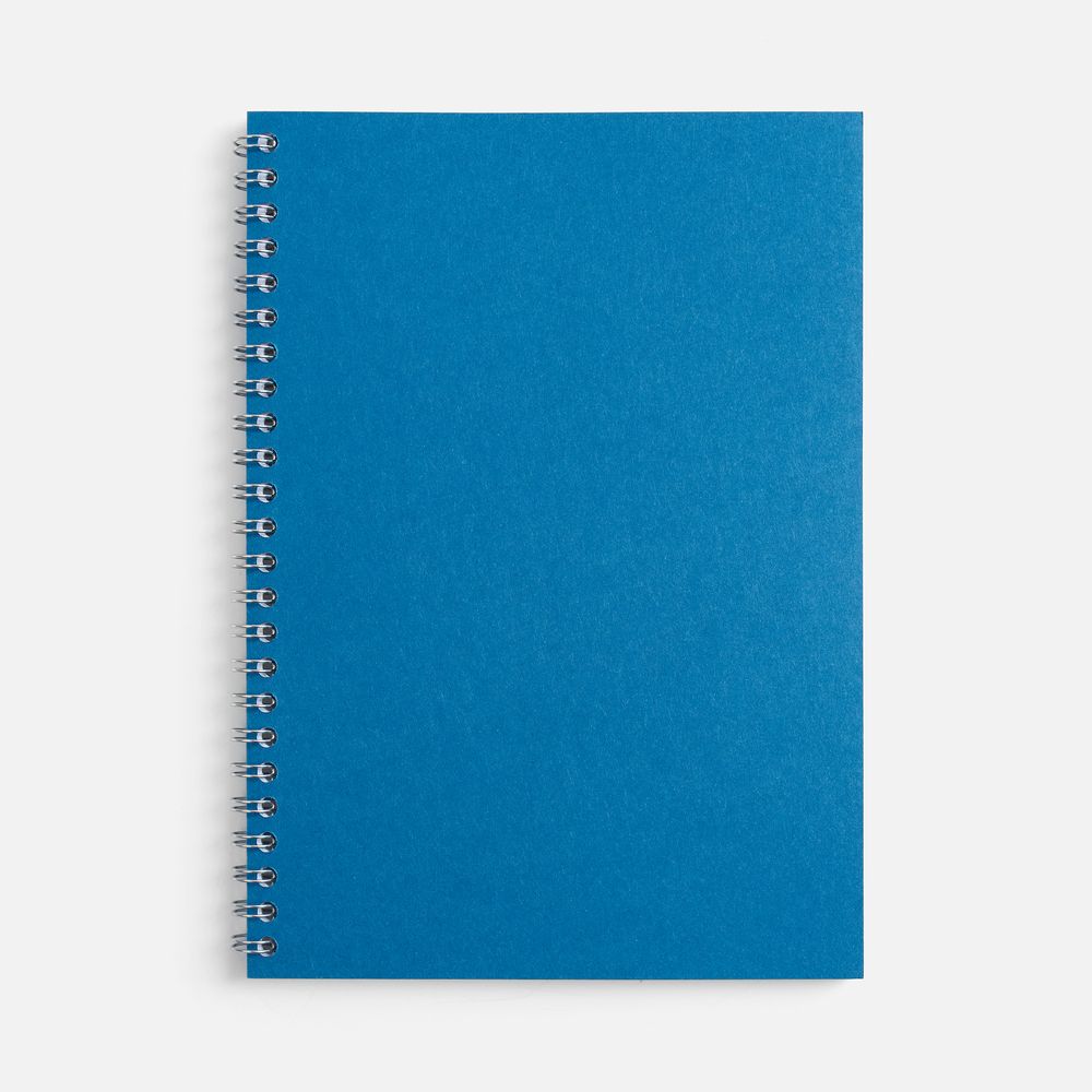 Блокнот Salvador в клетку, синий ver.2-1