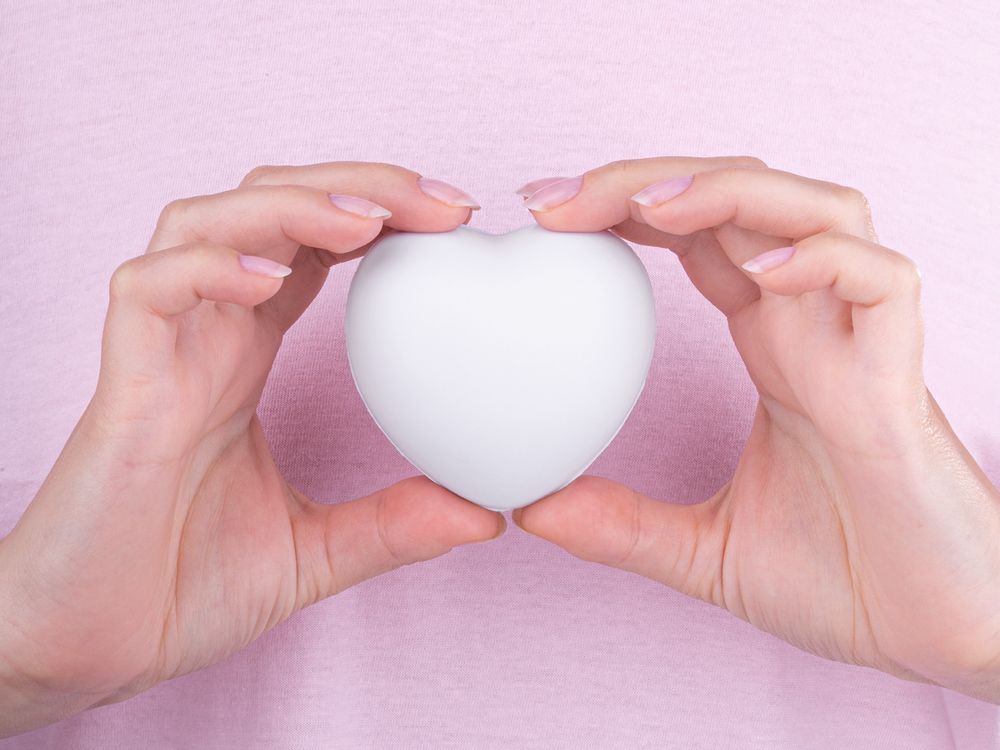 Антистресс «Сердце», белый-1